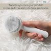 Cat Grooming Brush, Self Cleaning Slicker Brushes For Dogs Cats Pet Grooming Brush Tool Gently Removes Loose Undercoat, Mats Tangled Hair Slicker Brus
